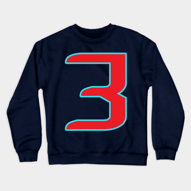 funny numbers Get your luck number 3 Crewneck Sweatshirt by yacineshop